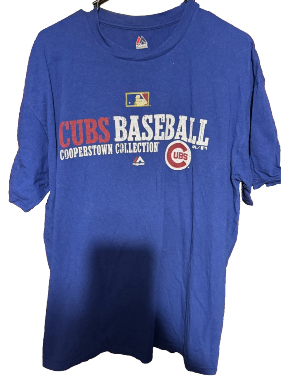 Chicago Cubs Short Sleeve Majestic T-shirt Men's Size XL Blue